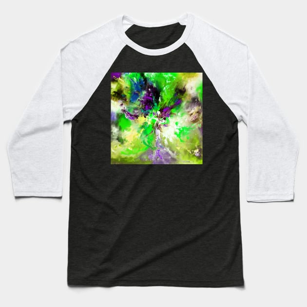 Abstract light Baseball T-Shirt by OLHADARCHUKART